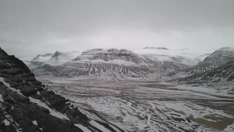 winter disclosure beneath the drone perspective