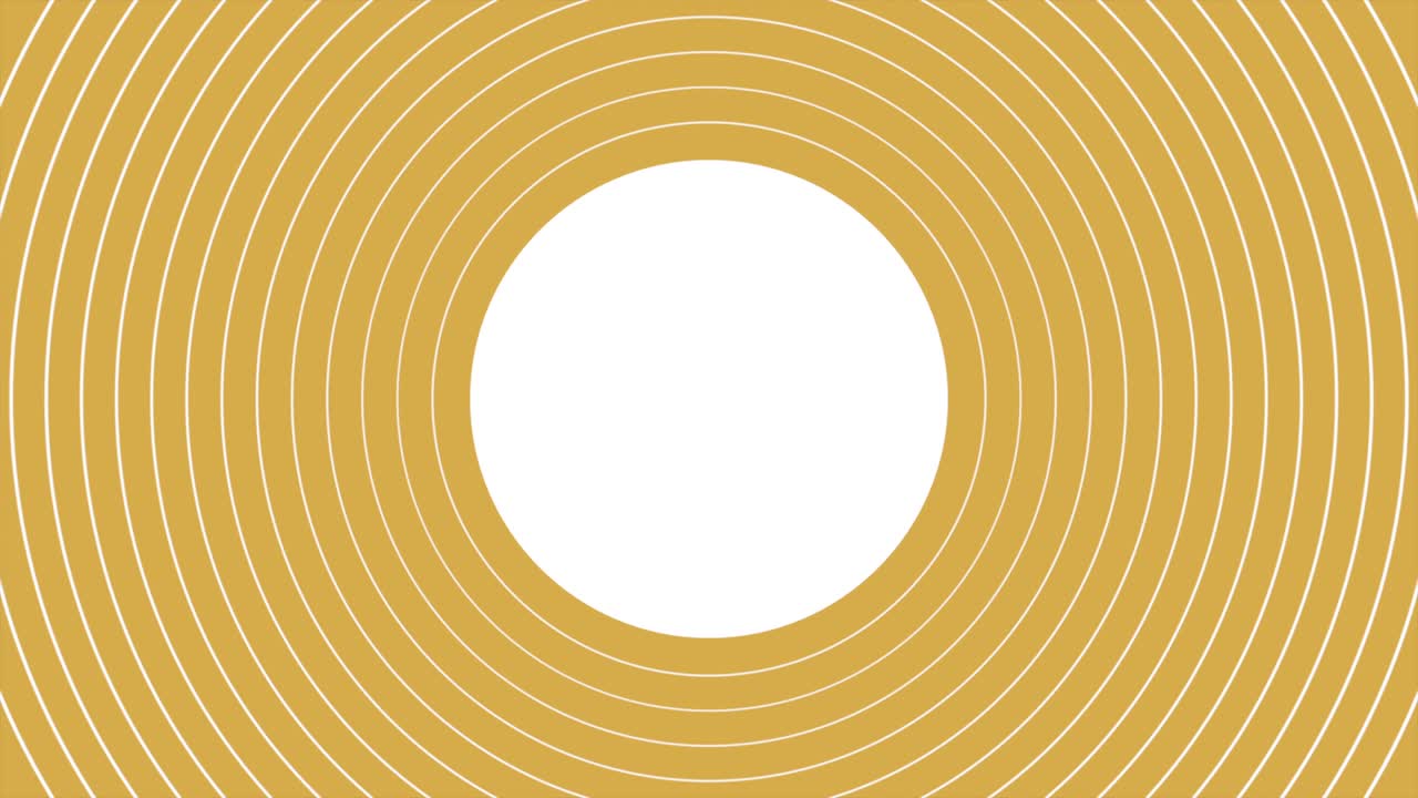 círculos en espiral amarillos para el texto sobre fondo blanco