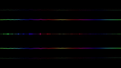 4k audio equalizer background. music control levels. multicolored and loopable. motion graphic and background animation.