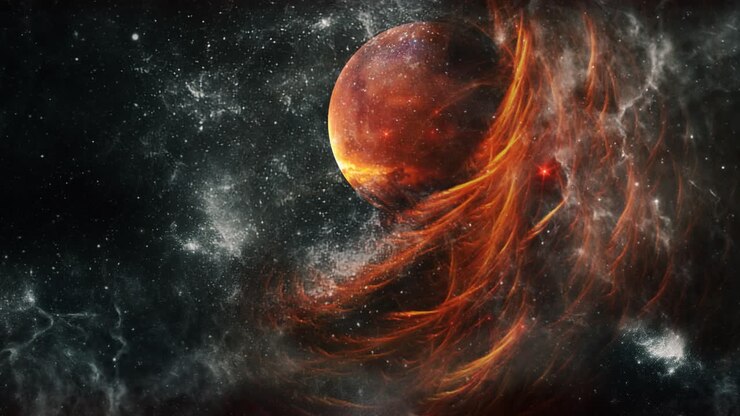 4k planets inside the nebula cloud