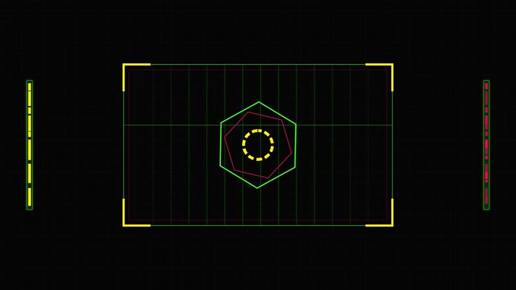 Futuristic Digital Heads-Up Display Interface Animation