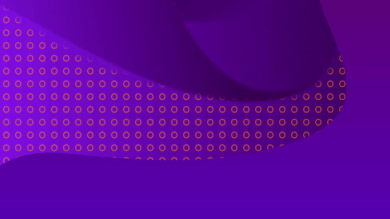 animación de formas en movimiento sobre fondo azul