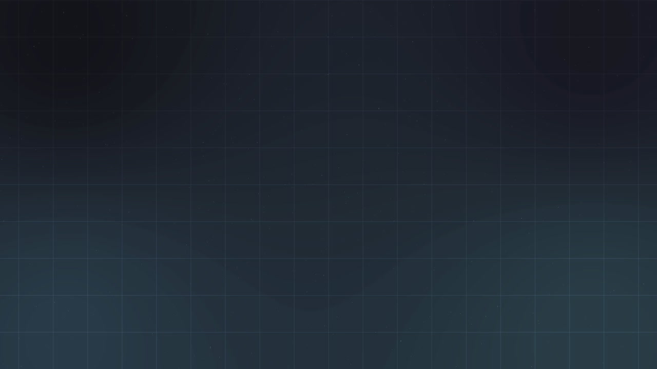 어두운 배경에 움직이는 색 선이 있는 그리드의 애니메이션