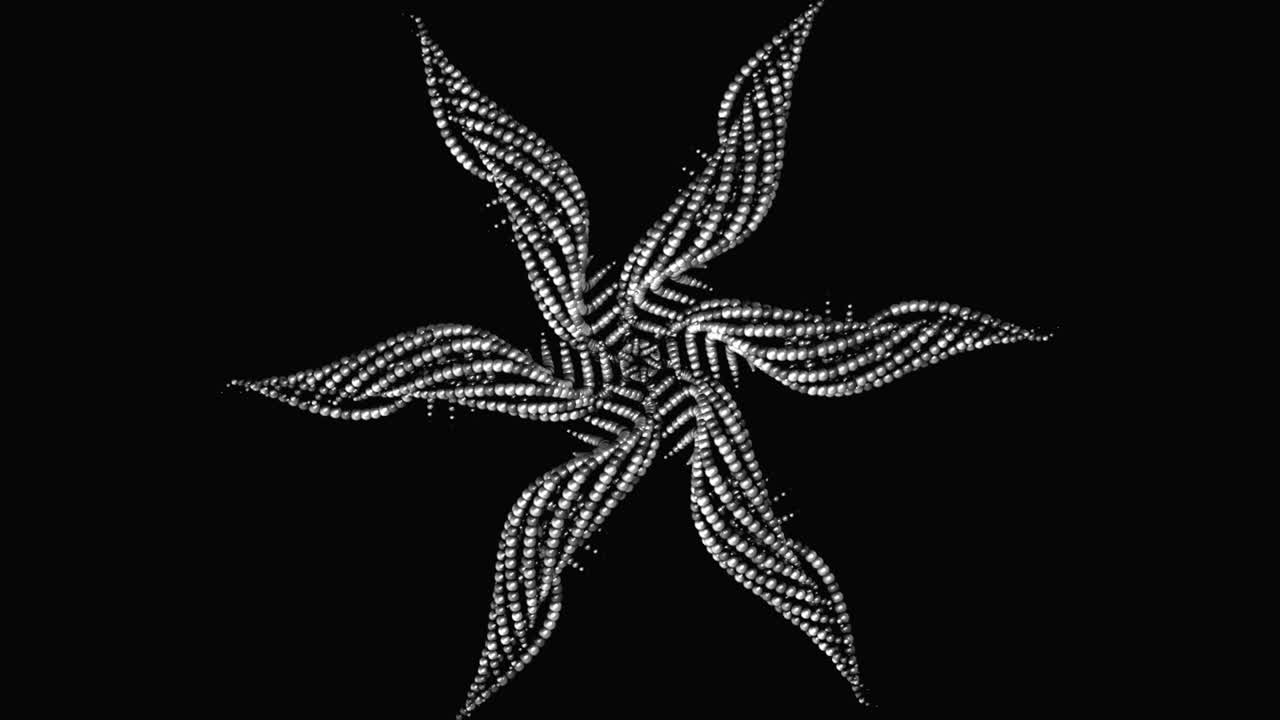 Abstract Geometric Spiral Pattern