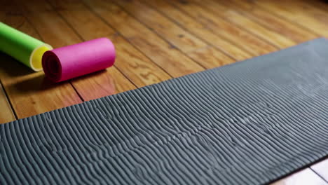 installing flooring underlayment and protective tape