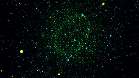 abstract animation stylized space background