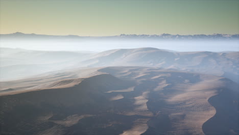 Rote-Sandwüstendünen-Im-Nebel