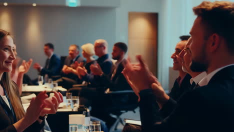 business conference applause