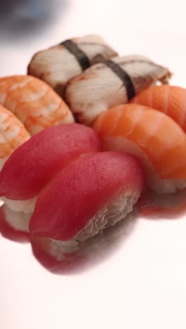 assortment of sushi