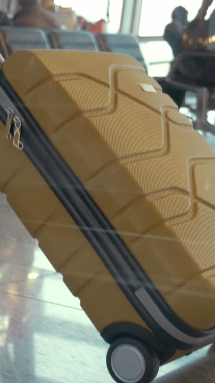 Luggage at an airport