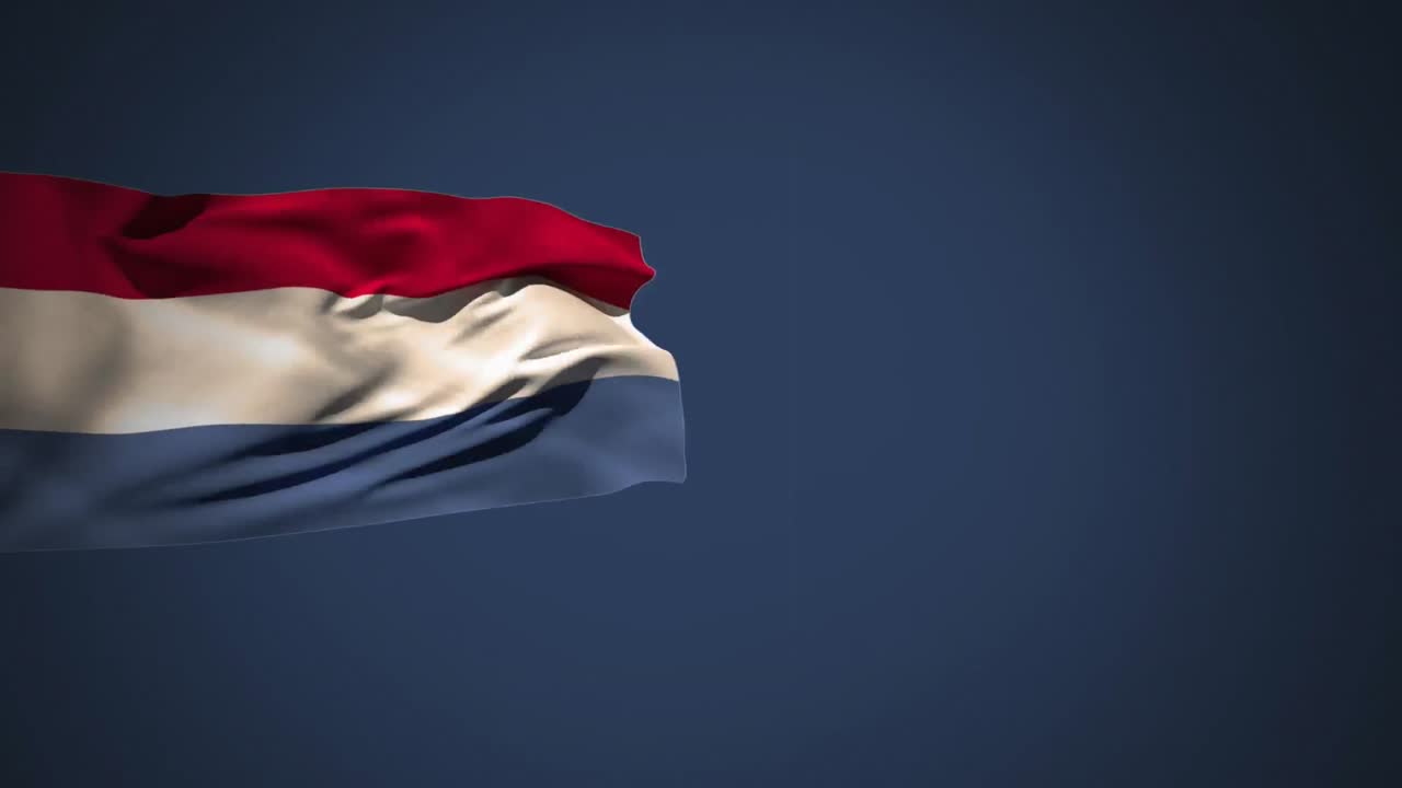 네덜란드 국기 흔들림
