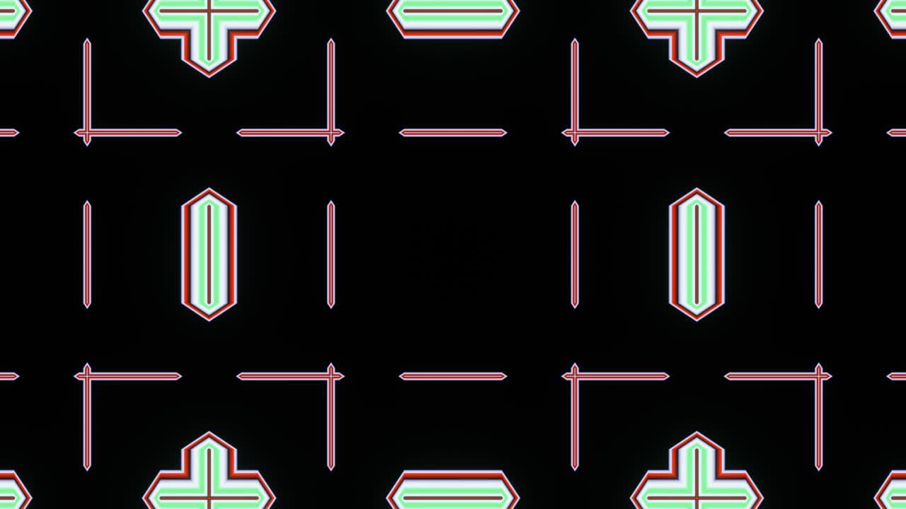 박이는 패턴 밝은 다채로운 루프