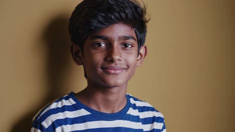 portrait of a smiling boy