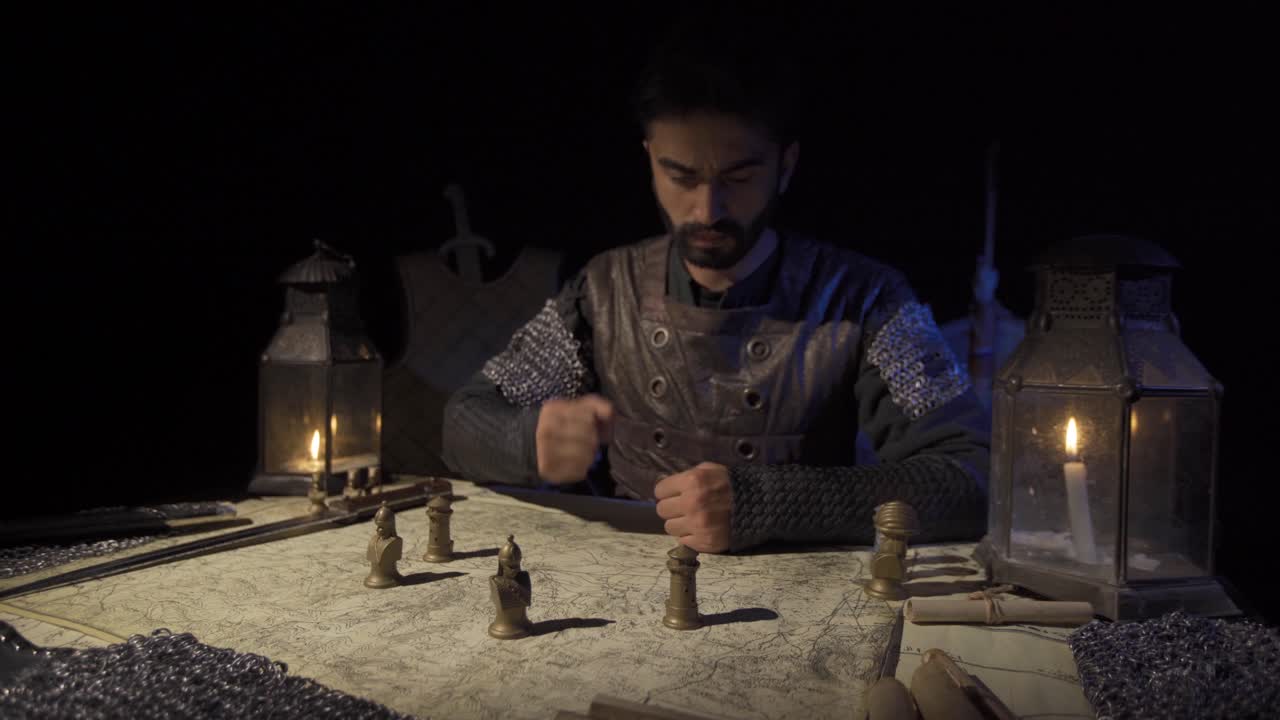 The commander who prepared for war with great seriousness.