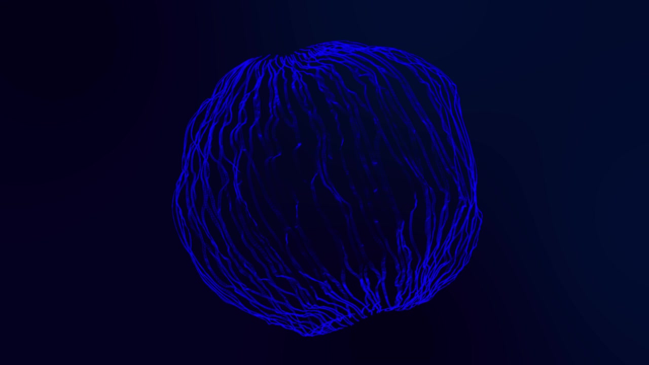 Digital audio equalizer, 4K Simple equalizer looping, 4K Digital wave equalizer Blue background, Strobe Light, Vertical line, Moving lines in the form of a ball
