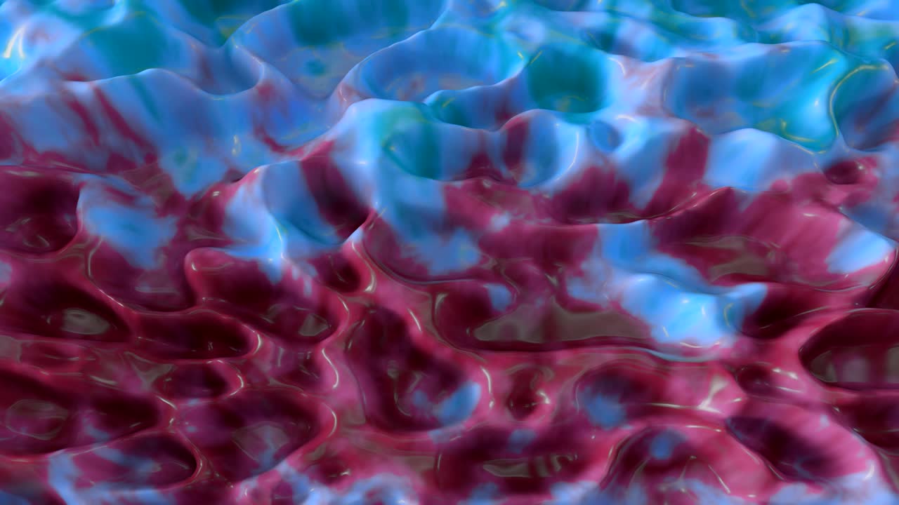 abstracta y ondulada superficie alienígena.