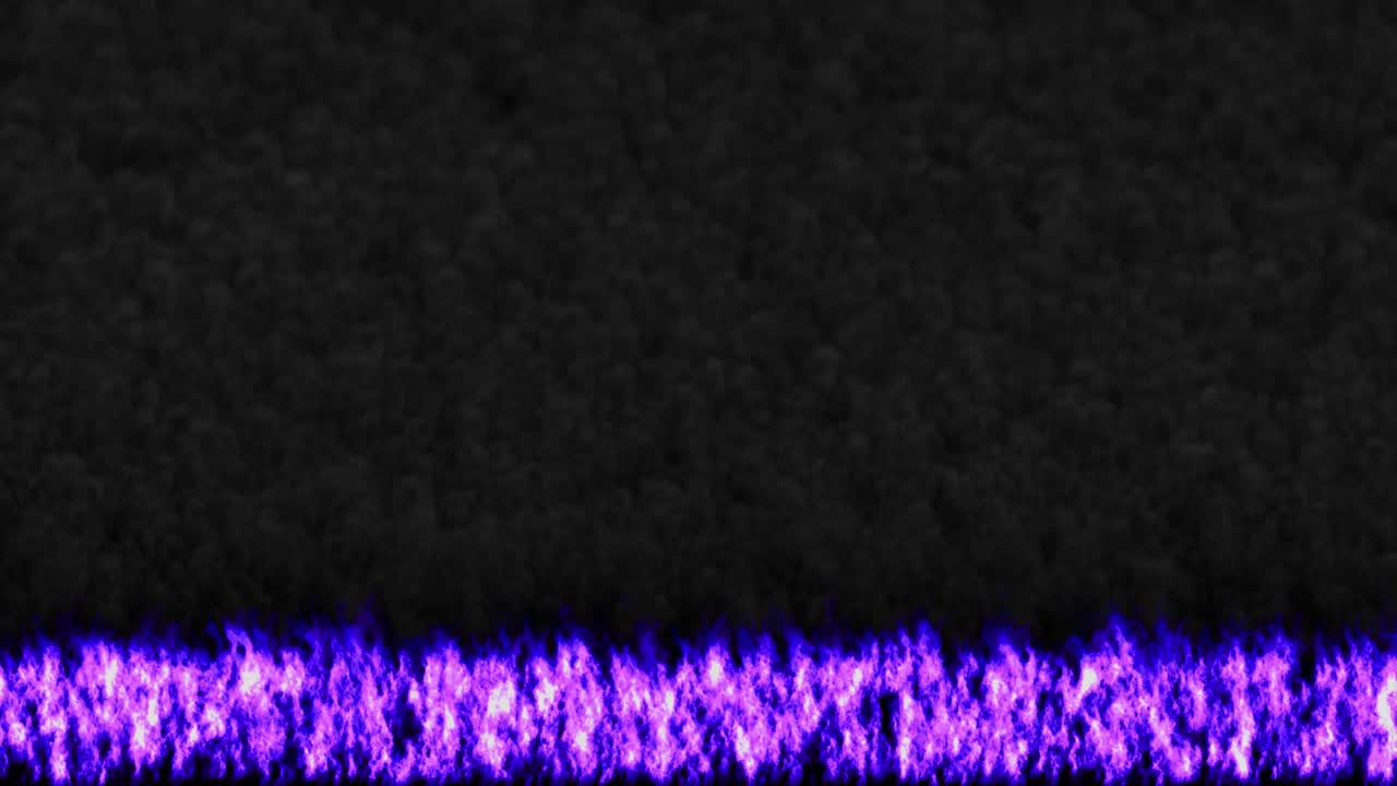 gráficos de movimiento de partículas de color de barra de línea recta de llama