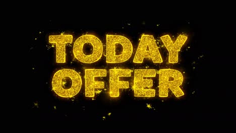 today's offer - sparkling gold text