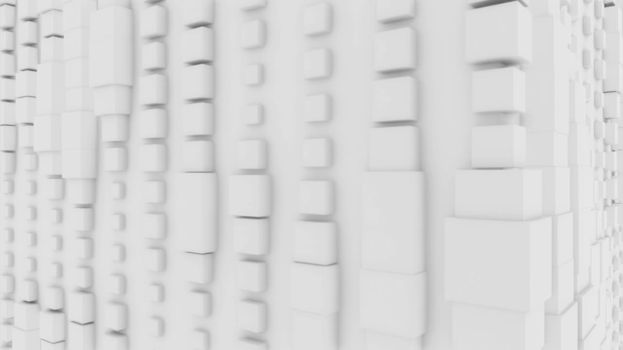 Abstract White Geometric Pattern