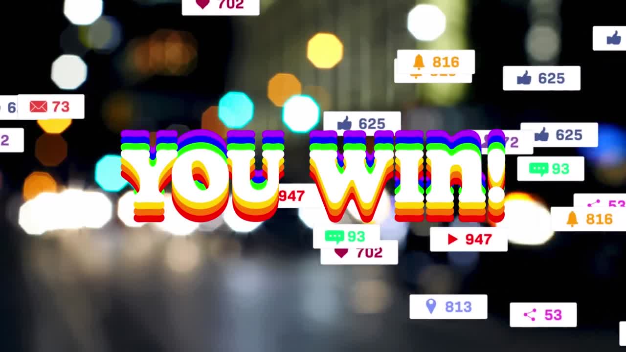 여러분의 애니메이션, 텍스트 및 소셜 미디어 데이터가 초점을 맞추지 않은 도시 배경