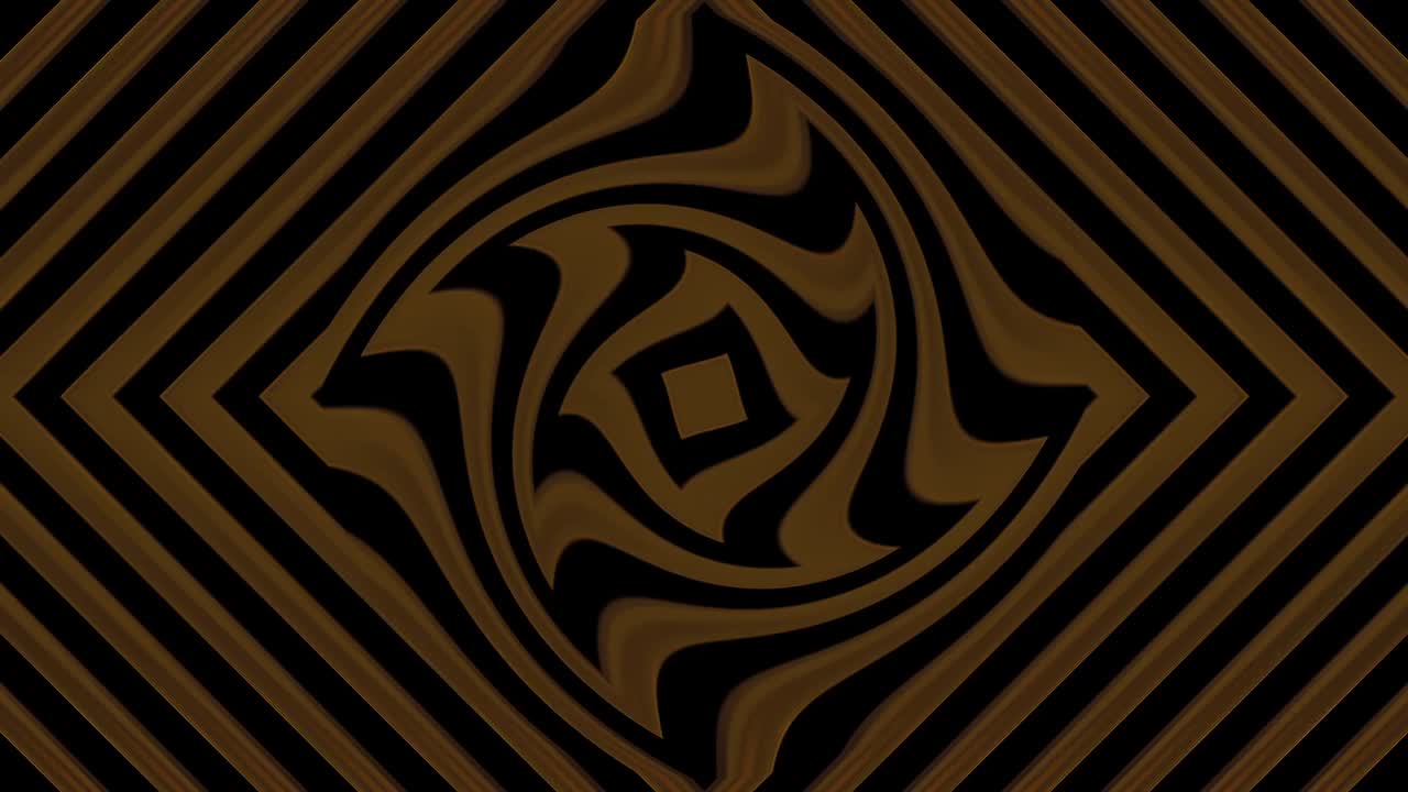 Abstract Geometric Pattern with Swirls and Diagonal Lines