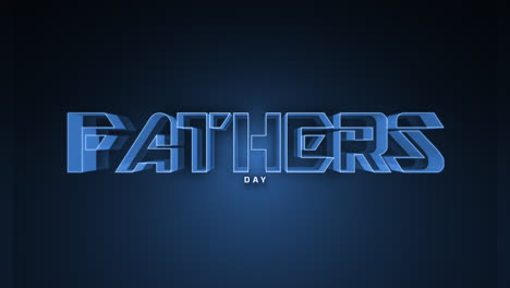 Prominent-blue-Father's-Day-sign-in-dark-background