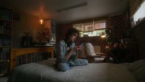 teenage girl in bedroom