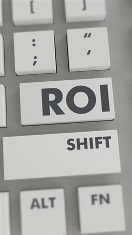 roi button pressing on keyboard vertical video