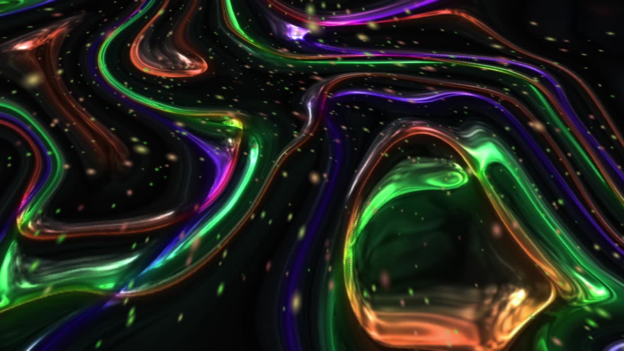 추상적인 다채로운 애니메이션. 다채로운 액체 배경. 아름다운 그라디언트 텍스처.