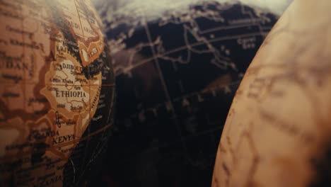 vintage globes