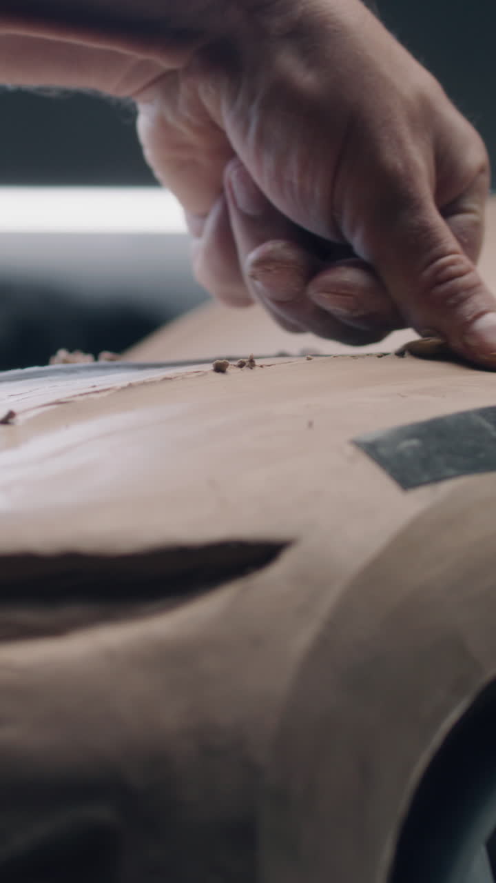 modelado de arcilla de carrocería de automóviles