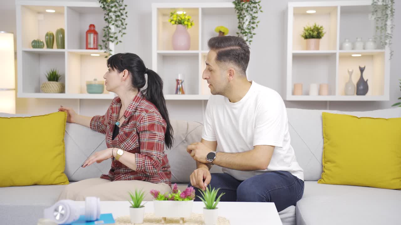 아내와 화해하고 싶은 남자.