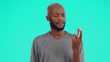 Face,-black-man-and-quit-smoking-cigarette