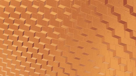 abstracto geométrico rosa fondo dorado azulejos de papel de aluminio textura de bucle sin costura fondo renderizado en 3d