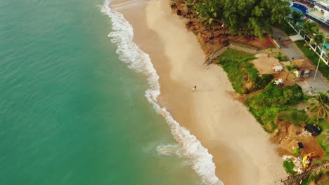 waves on the beach of brazil