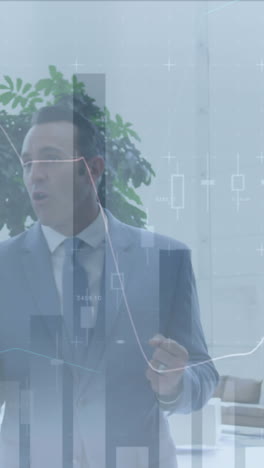 animación del procesamiento estadístico sobre los empresarios