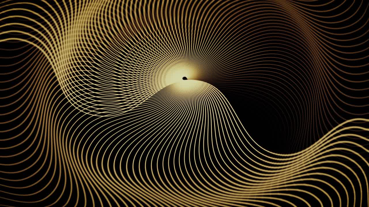 Latar belakang abstrak. Bergerak melalui hiperspace dengan kisi-kisi cerah berwarna biru. Wallpaper modern penuh warna. video stok 1980, 1980-1989, 1990-1999, Animasi 3D, Abstrak