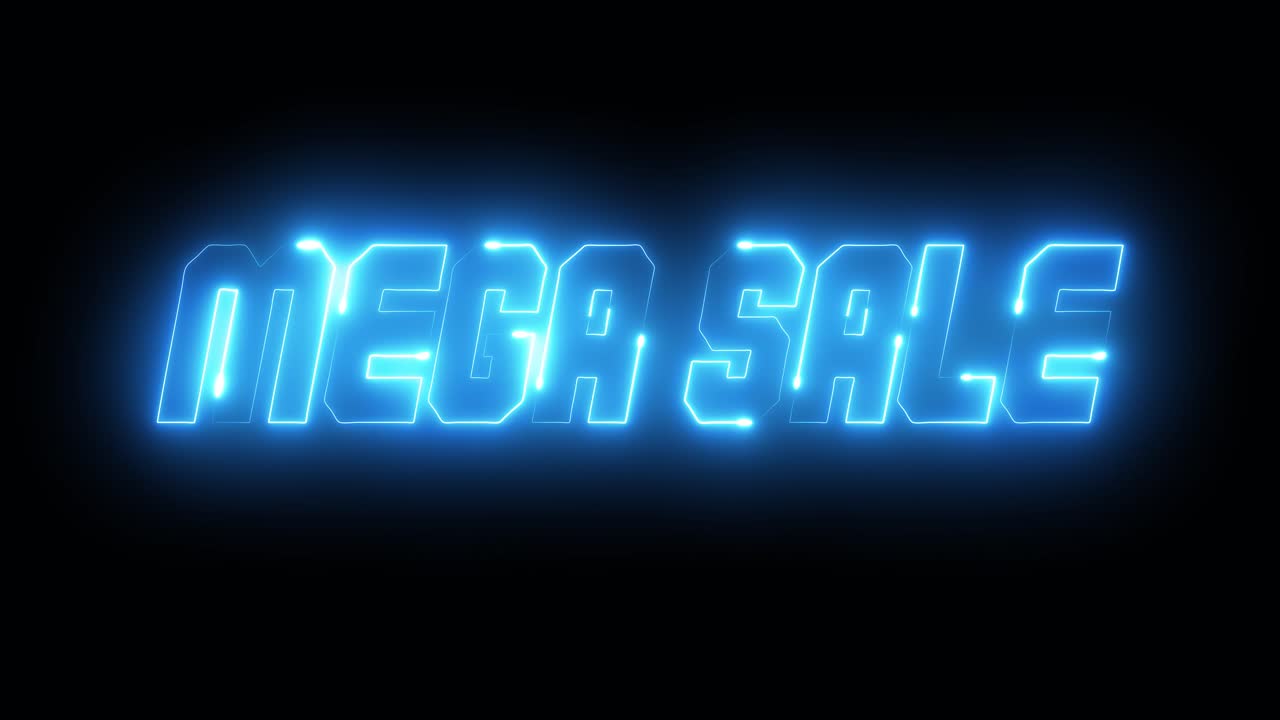 Mega Sale Neon Sign