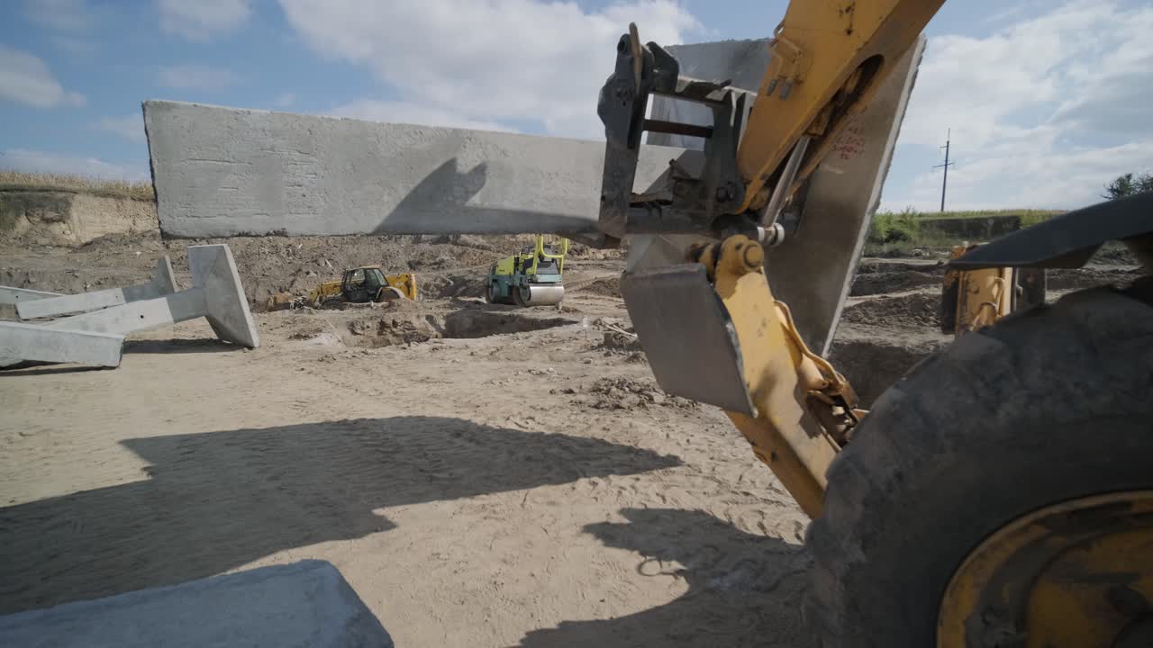 trabajos de excavación con tractores, compactación del suelo
