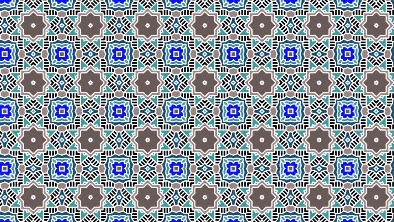 Abstract, background animation, scrolling right, green, blue, brown