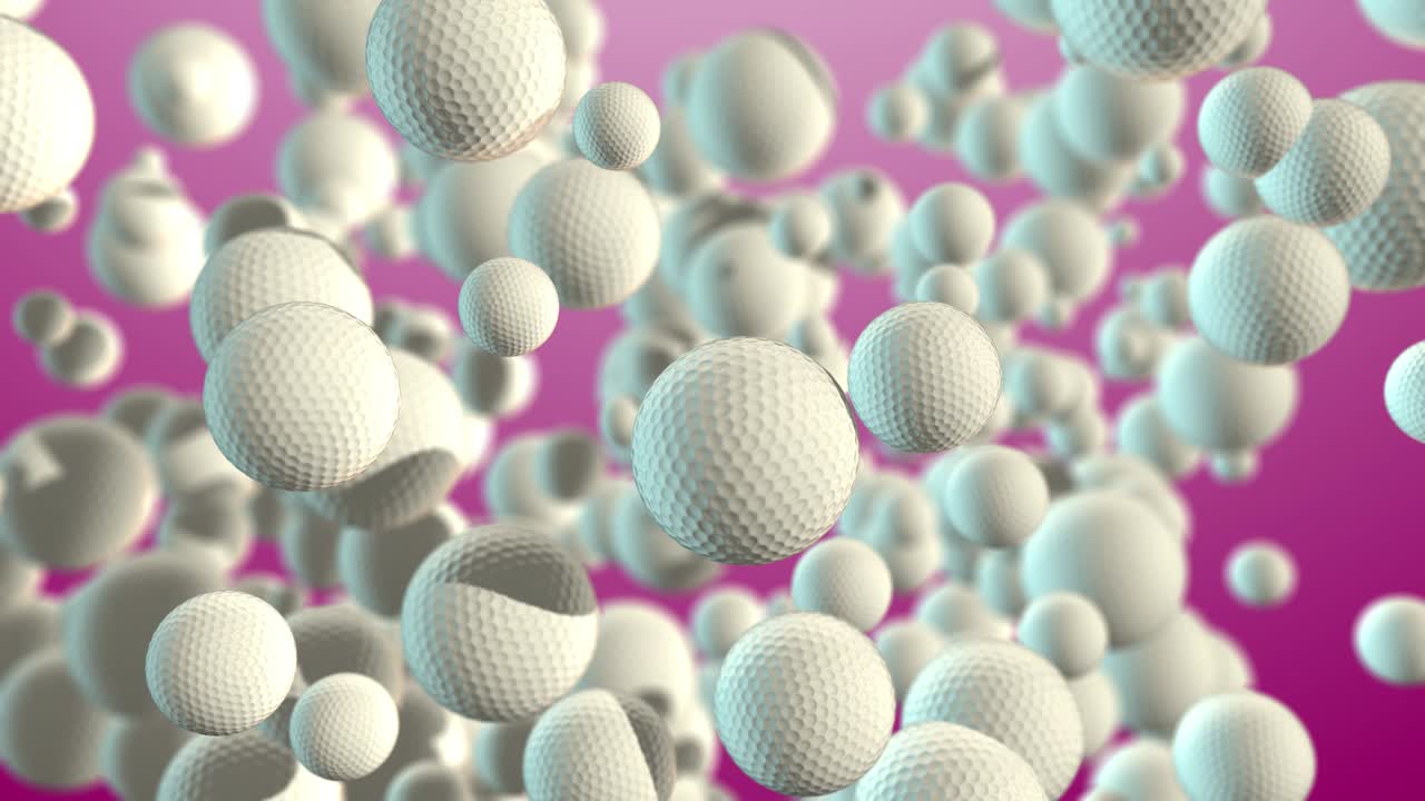 배경 스포츠 골프 공 분홍색