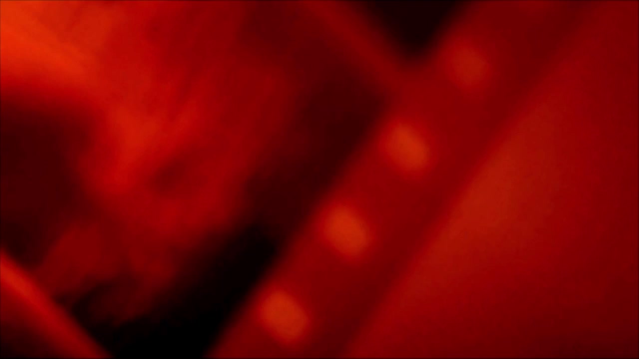 Sovrapposizione bruciatura pellicola con perdita di luce rossa e arancione