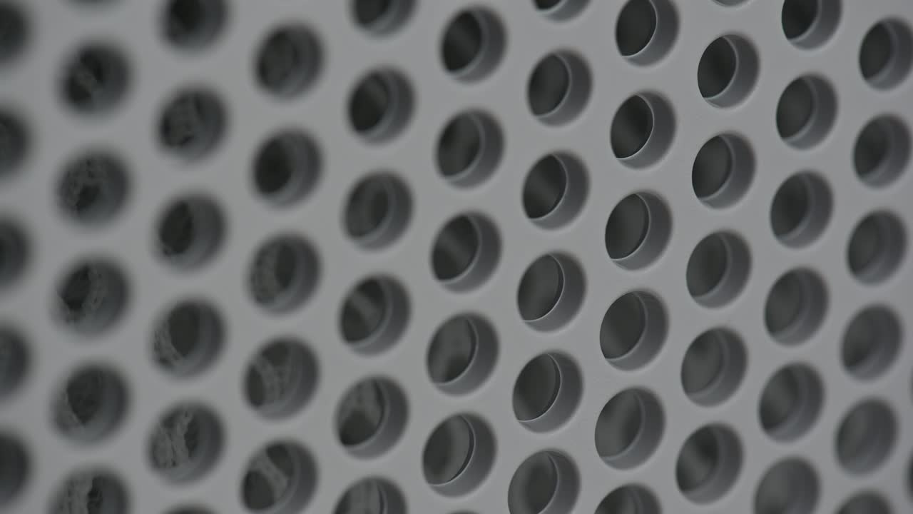 barrera de malla de plástico blanca