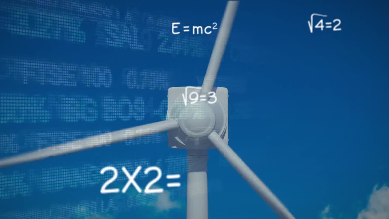 수학적 방정식과 증권 시장 데이터 처리가 풍차에 대해