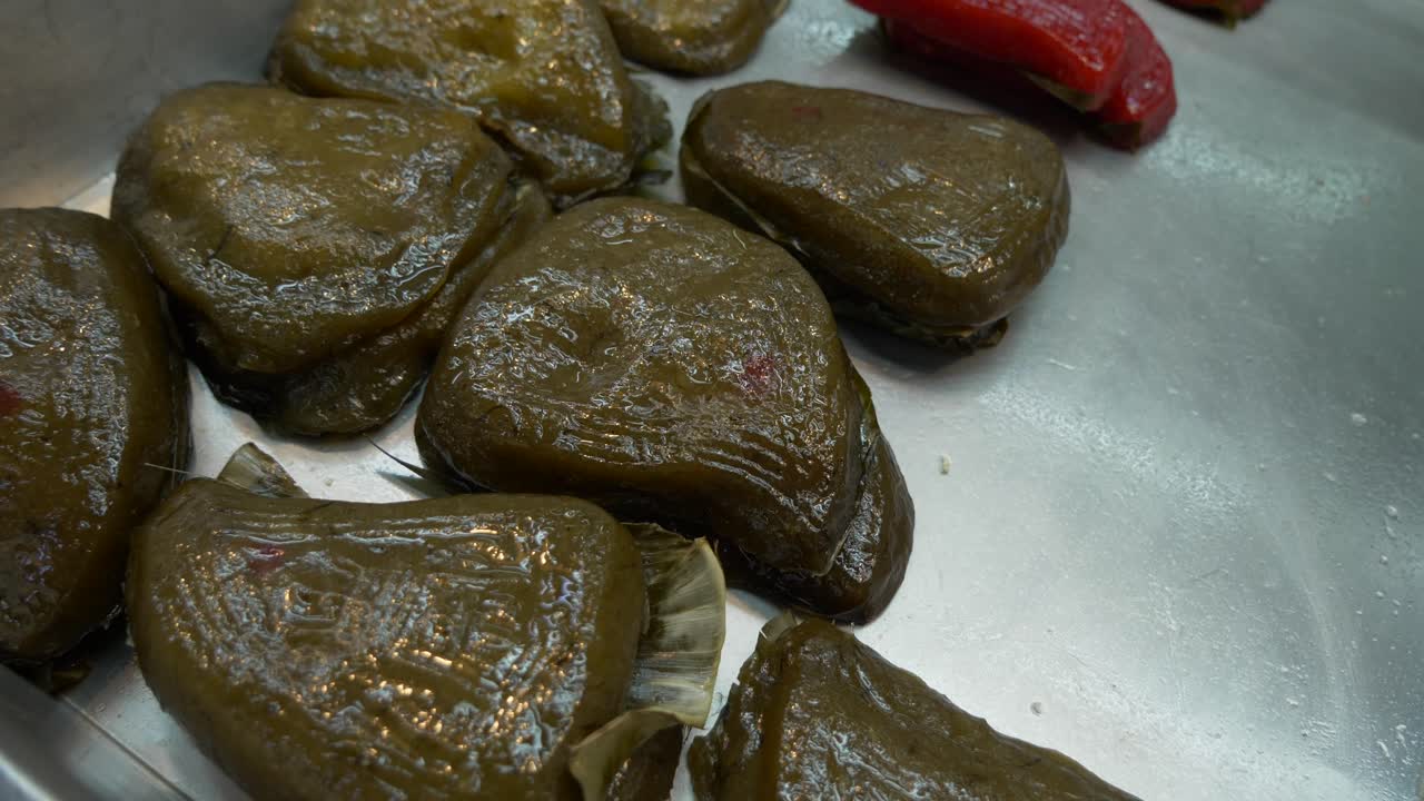 아시아 견과류 케이크 레시피 음식