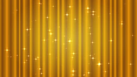 video of glittering curtain background (yellow)