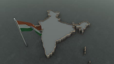 indian map background 4k