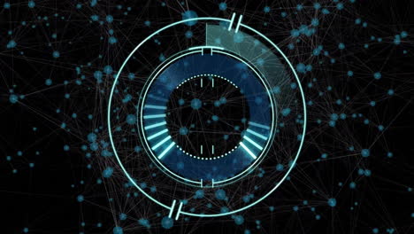 animation of data processing over scope scanning