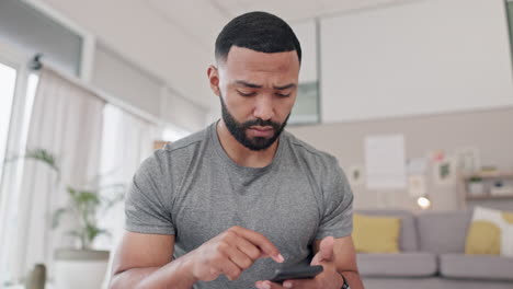 Man,-fitness-and-hands-or-phone-for-food-delivery