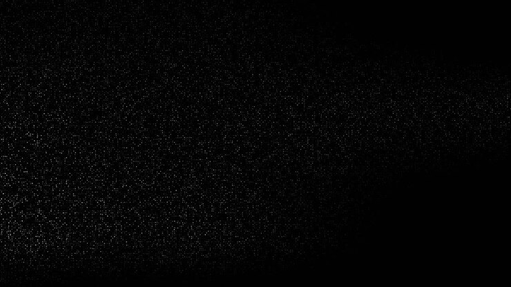 Abstract White Dots on Black Background